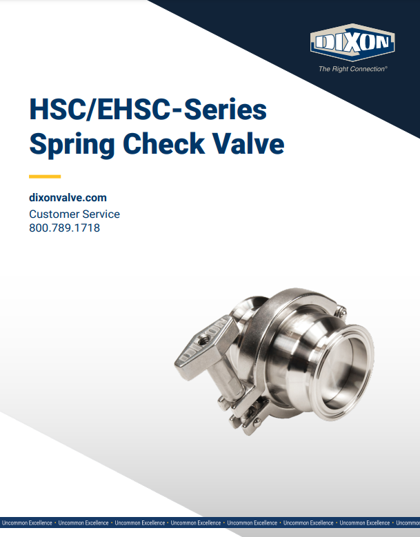 HSC/EHSC-Series Spring Check Valve Manual