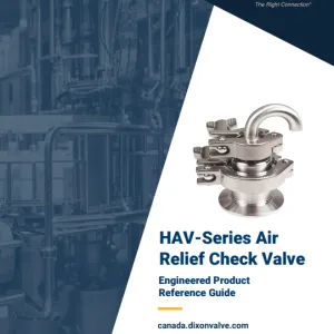 HAV-Series Air Relief Check Valve Engineered Product Reference Guide