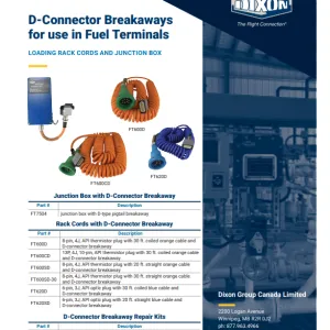 D-Connector Breakaways for use in Fuel Terminals