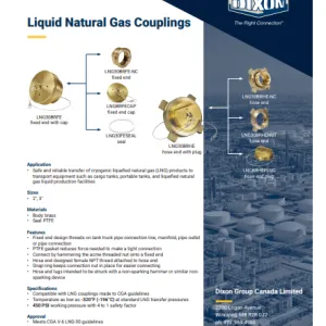 Liquid Natural Gas Couplings