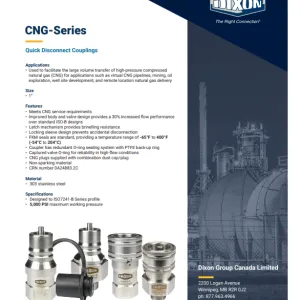 CNG-Series Quick Disconnect Couplings