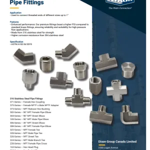 316 Stainless Steel Pipe Fittings