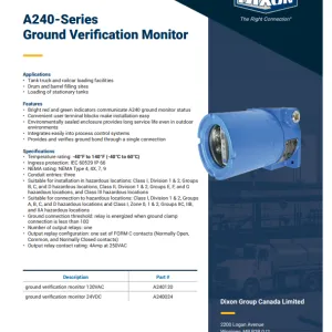 A240-Series Ground Verification Monitor