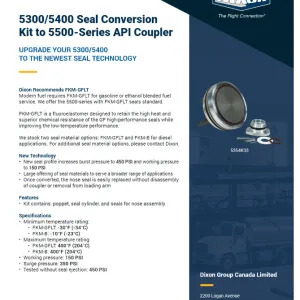 API 5500 Seal Conversion