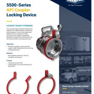5500-Series API Coupler Locking Device