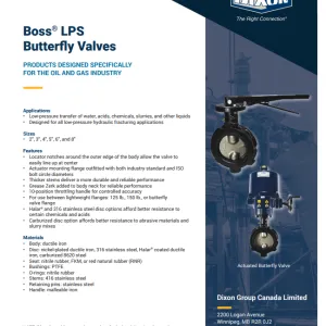 Boss® LPS Butterfly Valves