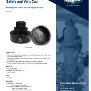 Safety and Vent Cap