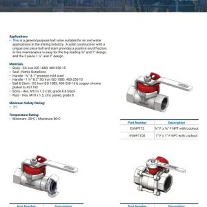 Minsup Econovales- Data Sheet