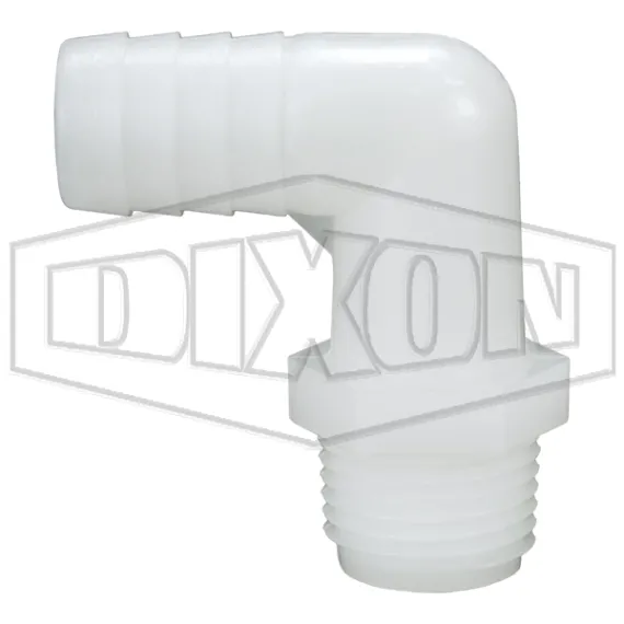 Tuff-Lite® 90° Hose Barb Elbow x Male NPT