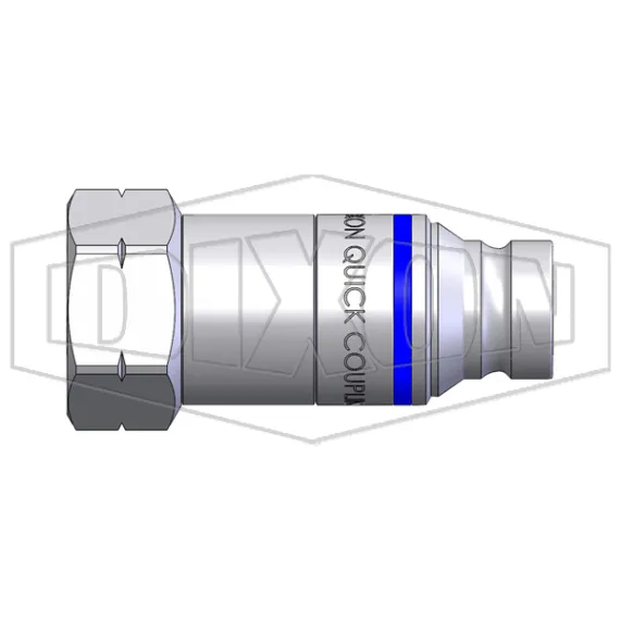 HTE-Series Correct Connect® Under Pressure Flush Face Female Plug CAD 