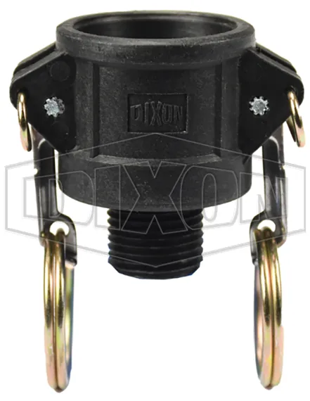 Glass-Filled Polypropylene Cam & Groove Type B Coupler x Male NPT