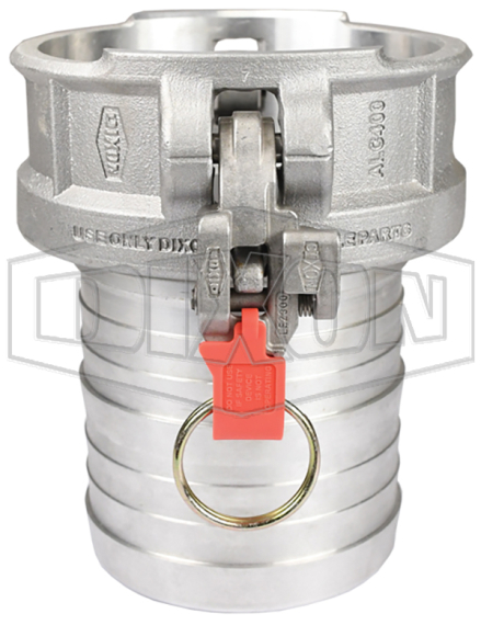 Vent-Lock® Safety EZ Boss-Lock Cam & Groove Type C Coupler x Hose 