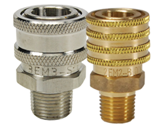 E-Series Straight Through Male Threaded Coupler | Dixon