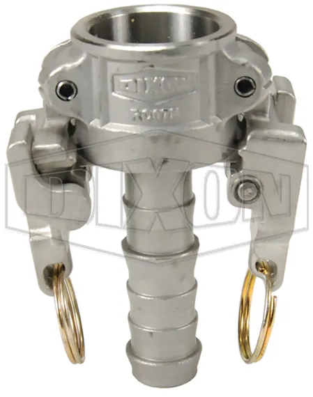 EZ Boss-Lock Cam & Groove/Camlock Type C Coupler x Hose Shank