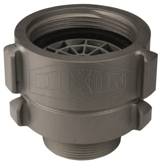 Aluminum Male Rocker Lug Suction Adapter with Poly Screen