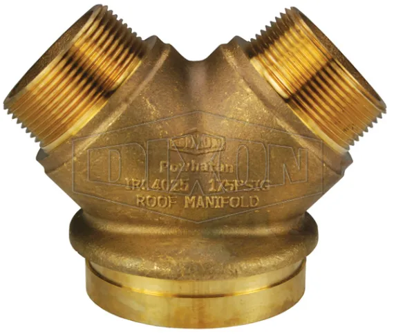 two way male outlet-roof connections