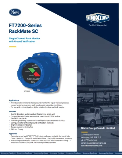 FT7200-Series RackMate SC