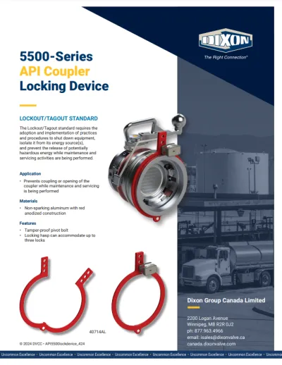 5500-Series API Coupler Locking Device