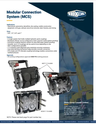 Modular Connection System (MCS)