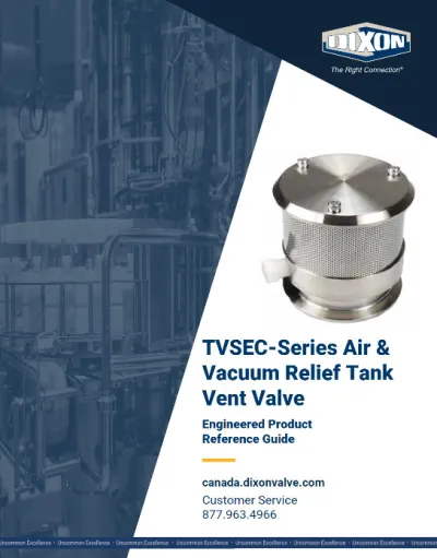 TVSEC-Series Air & Vacuum Relief Tank Vent
