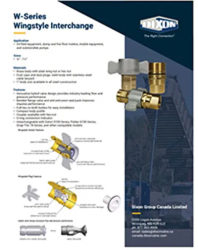 W-Series Hydraulic Fittings