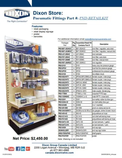 Dixon Store: Pneumatic Fittings
