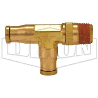 D.O.T. Push-In Swivel Male Run Tee