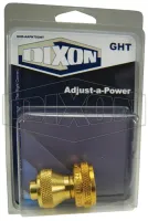 garden hose display adjust a power nozzle