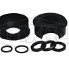 2-Way Encapsulated Sanitary 3 Piece Stainless Steel Ball Valve Repair Kit