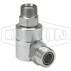 Super Swivels® Male NPTF x Male Face Seal 90° Elbow