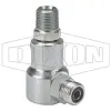 Super Swivels® Male NPTF x Male Face Seal 90° Elbow