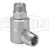 Super Swivels® Male NPTF x Male NPTF 90° Elbow Inline Swivel