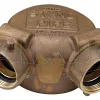 Double Clapper Siamese Connection Bottom Outlet