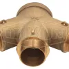 three way back outlet roof connection