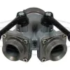 Aluminum 2-Way Ball Valve Female Swivel Inlet