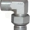 Male Flat Face x Male SAE O-ring Boss® 90° Elbow