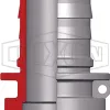 Dixon Cam & Groove Type E Adapter x Hose Shank type e cutaway